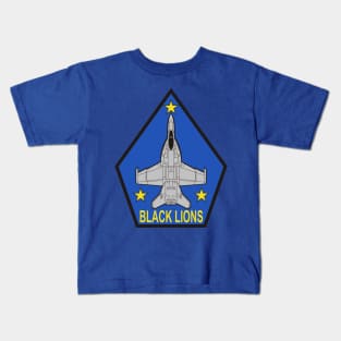 VFA-213 Blacklions - F/A-18 Kids T-Shirt